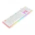 Havit KB876L USB Multi-Function RGB Backlit Gaming Bangla Keyboard (White)